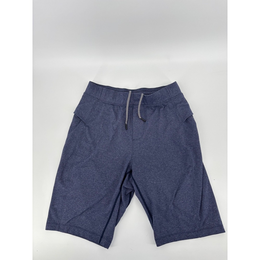 Lululemon City Sweat Short Heathered Navy Blue Athletic Gym Shorts Mens L